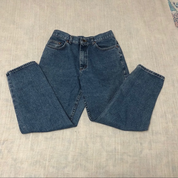 Vintage Lee Mom Jeans High Waist 27 inseam - Picture 4 of 9